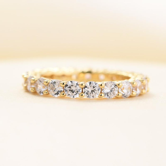 Luxury 4pcs Stackable Wedding Band Set In Sterling Silver