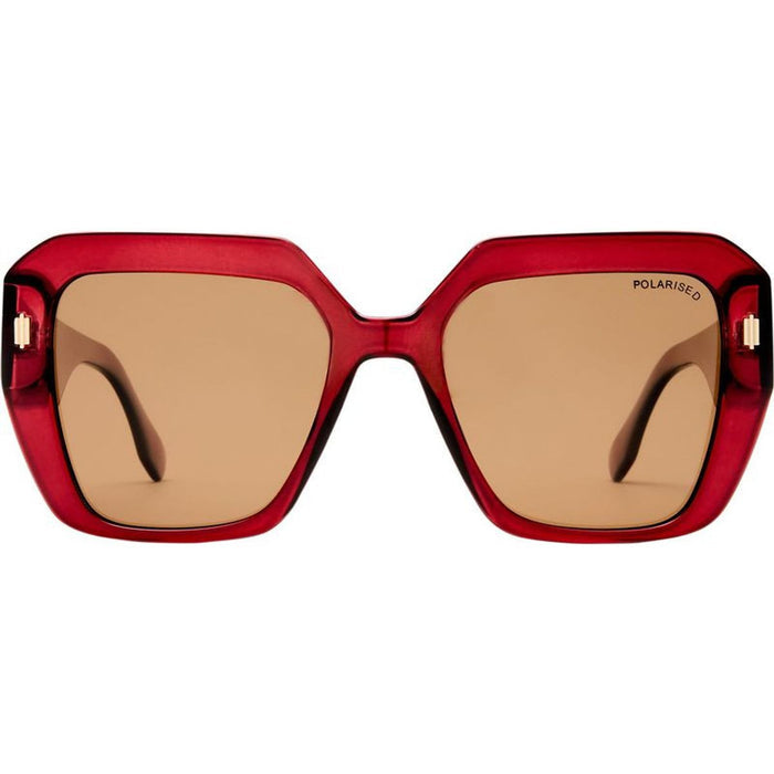 Massey, Burgundy/Brown Polarised Lenses