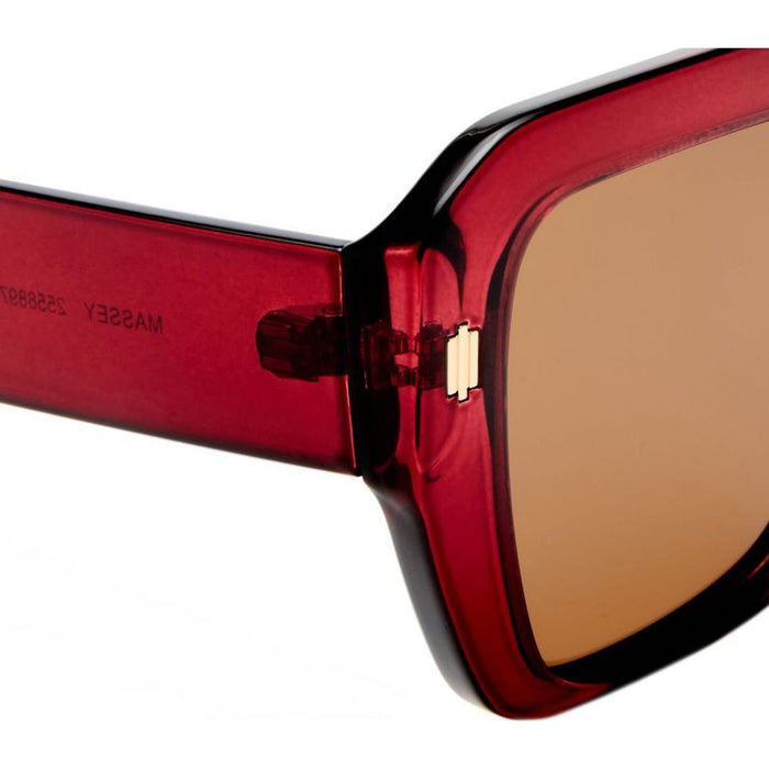 Massey, Burgundy/Brown Polarised Lenses