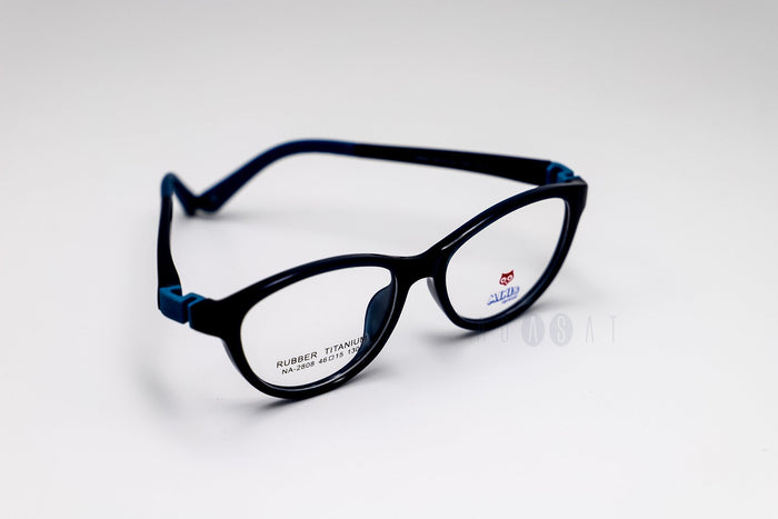 Minis 2808 Kids Eyeglasses - Black / Blue