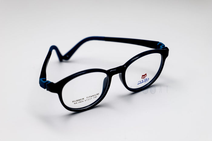 Minis 2809 Kids Eyeglasses - Black / Blue