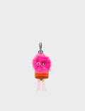 Monster Charm - Fuchsia Faux Fur and Parfait Pink Leather Boots