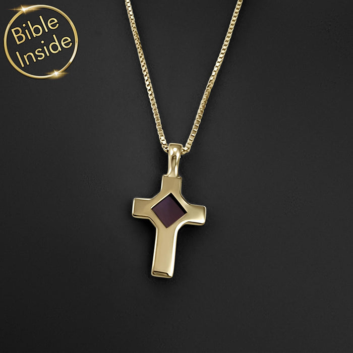Christian jewelry cross pendant minimalist style, cherished mother day Christian gift