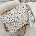Nappy Wallet (with Zip Pocket) - Bunnies & Acorns