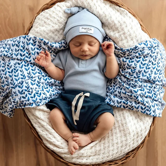 Navy Baby Shorts | Snuggle Hunny