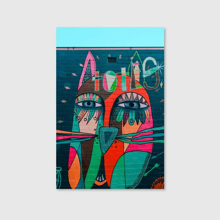 Neon Tribal Gaze (Graphic Only)