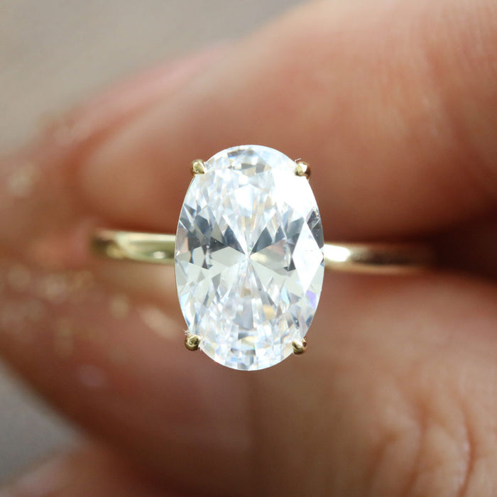 Oval Cut Bridal Set