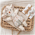 Personalised Handmade Baby Girl Toy Chenille Lamb | Pastel Meadow