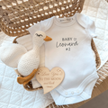 Pregnancy Announcement Baby Onesie | Baby # 2 , 3 , 4…