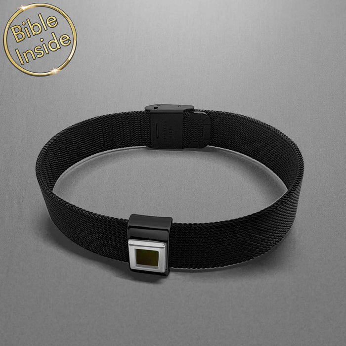 Rectangles: Black. Square: Silver / New Testament (English KJV) / 6.5" / 16.5cm