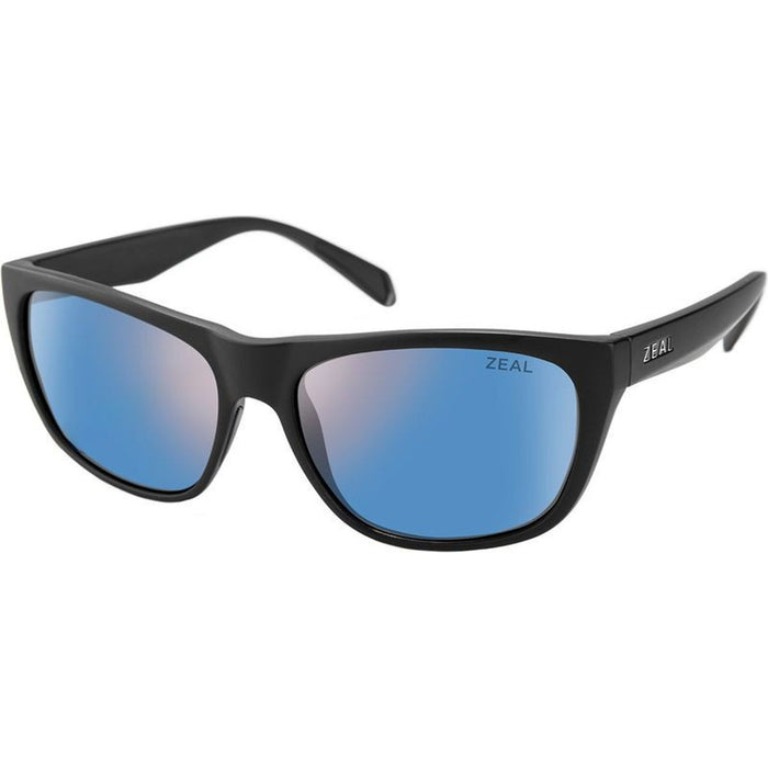 Quandary, Matte Black/Horizon Blue Polarised Lenses