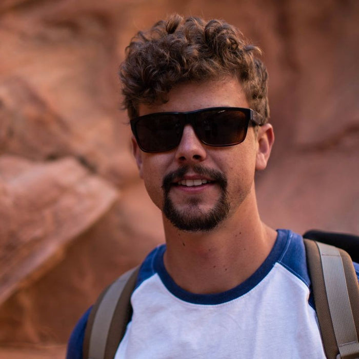 Rampart, Gloss Torched Woodgrain/Copper Polarised Lenses