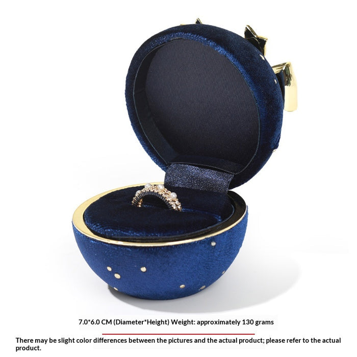 Romantic Spherical Bow-knot Jewelry Box for Ring and Necklace