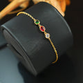 Simple Design Colorful 925 Silver Bracelet