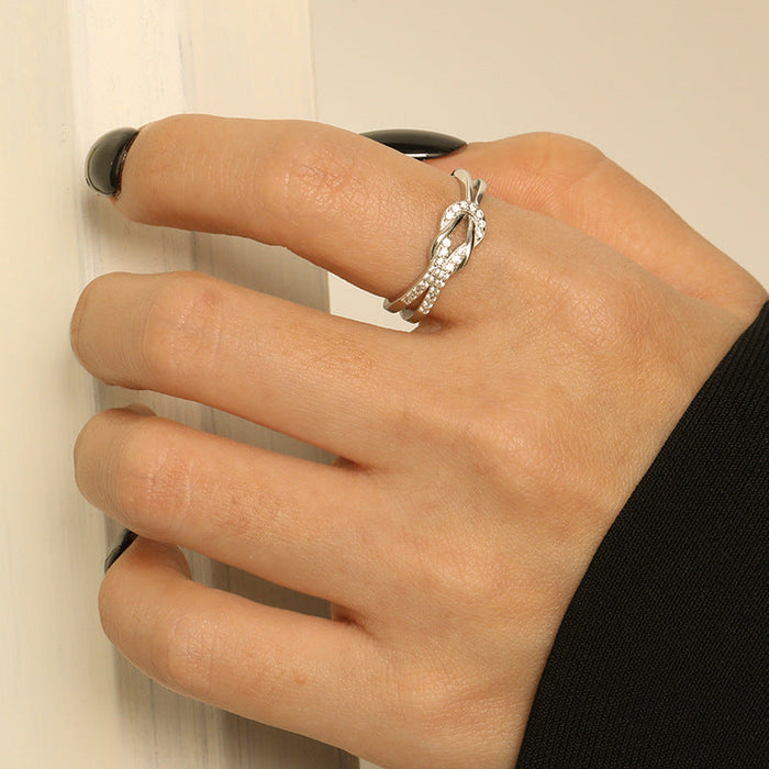 Simple Infinity Sterling Silver Band