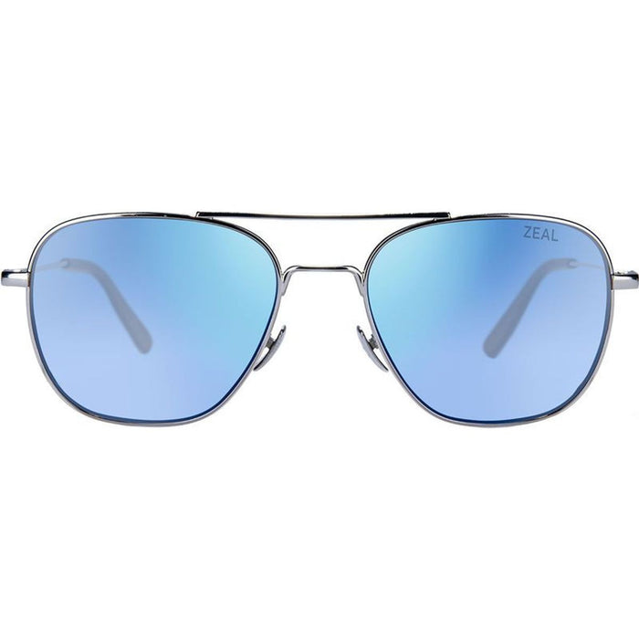 Skyway, Gloss Silver/Horizon Blue Mirror Polarised Lenses