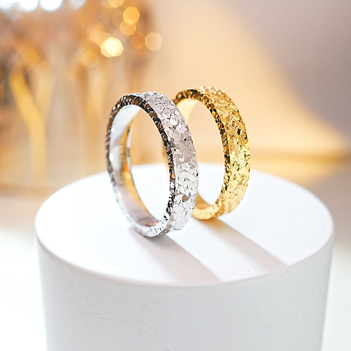 Sparkling 18K Gold Plated Band