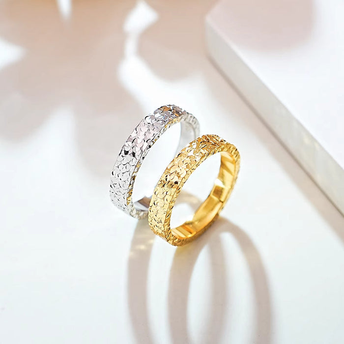 Sparkling 18K Gold Plated Band