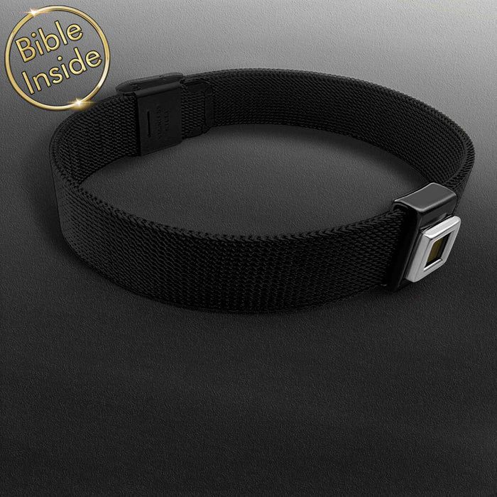 Special gift for him on Valentine day eco-friendly Christian bracelet with nano Bible