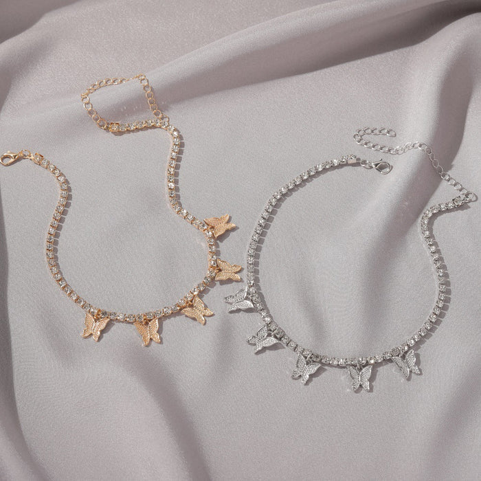 Stunning Butterfly Design Chic Necklace