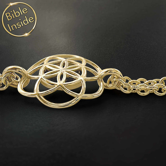 Valentine's Day jewelry gift with hidden Biblical scripture inside