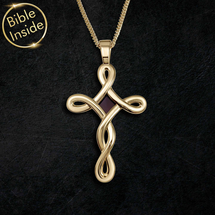Christian cross necklace for women — valentine's day gift for teacher daily wear