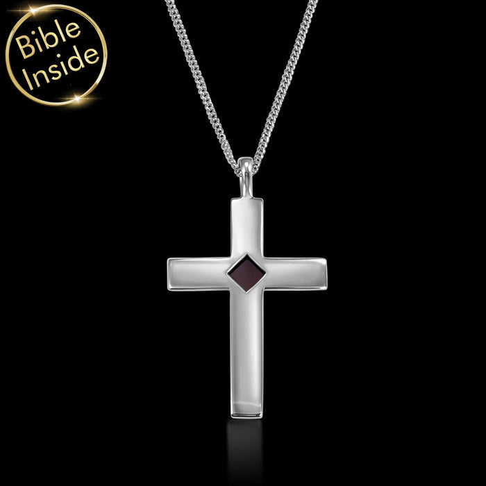 925 Sterling Silver / 16.5" / 42 cm / New Testament (English KJV)