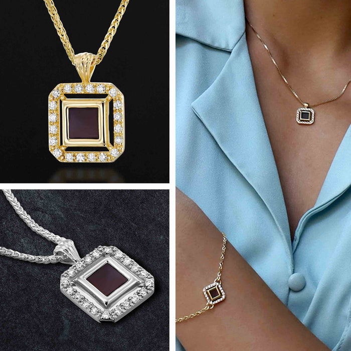 Valentine's day gift idea for teacher – Diana Necklace with nano Bible chip