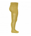 Warm Cotton Tights with Side Openwork | Condor