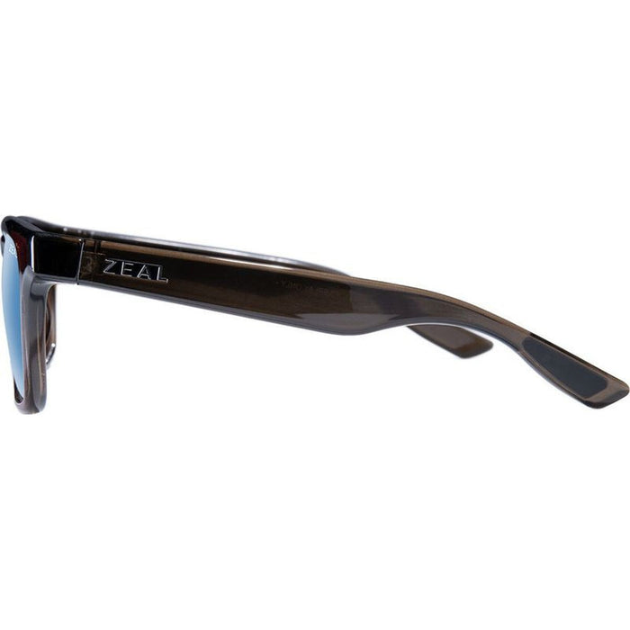 Whittier, Transparent Light Brown/Horizon Blue Mirror Polarised Lenses