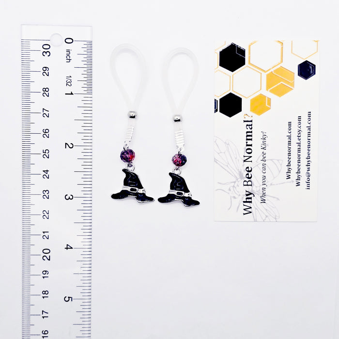 Witch Hat Non-Piercing Nipple Nooses or Nipple Clamps