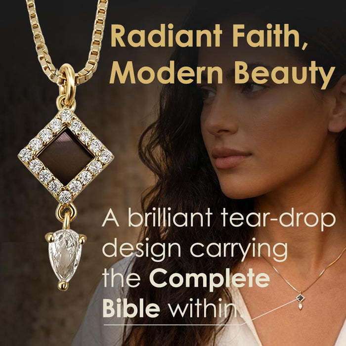 Rhombus pendant women's jewelry gifts for women, unique Christian gift