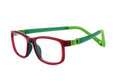 Yupiie YP1006 Kids Eyeglasses - Burgundy / Green